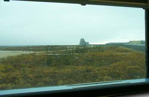 block house window view