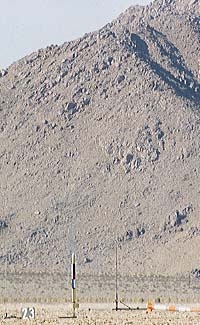 EZI-130 on launch pad