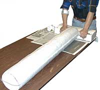 tube in vacuum bag