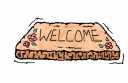 (welcome mat)