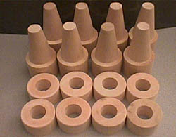 rocket nose and tail turnings
